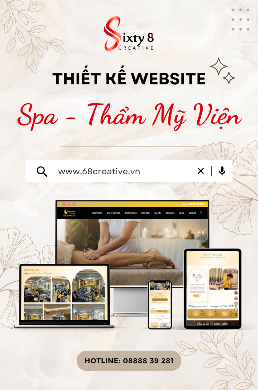 Thiết kế website Spa