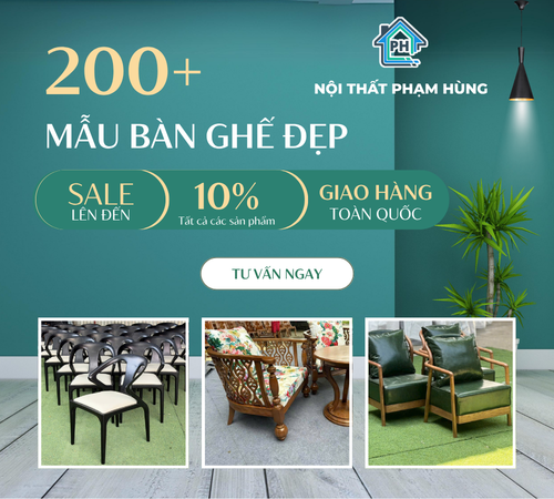 Nội Thất Phạm Hùng - Xưởng Sản Xuất Bàn Ghế Gỗ Cafe Giá Rẻ