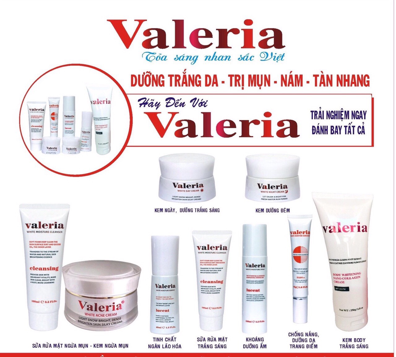 Mỹ Phẩm Valeria chất lượng cao và uy tín tại Quận 12