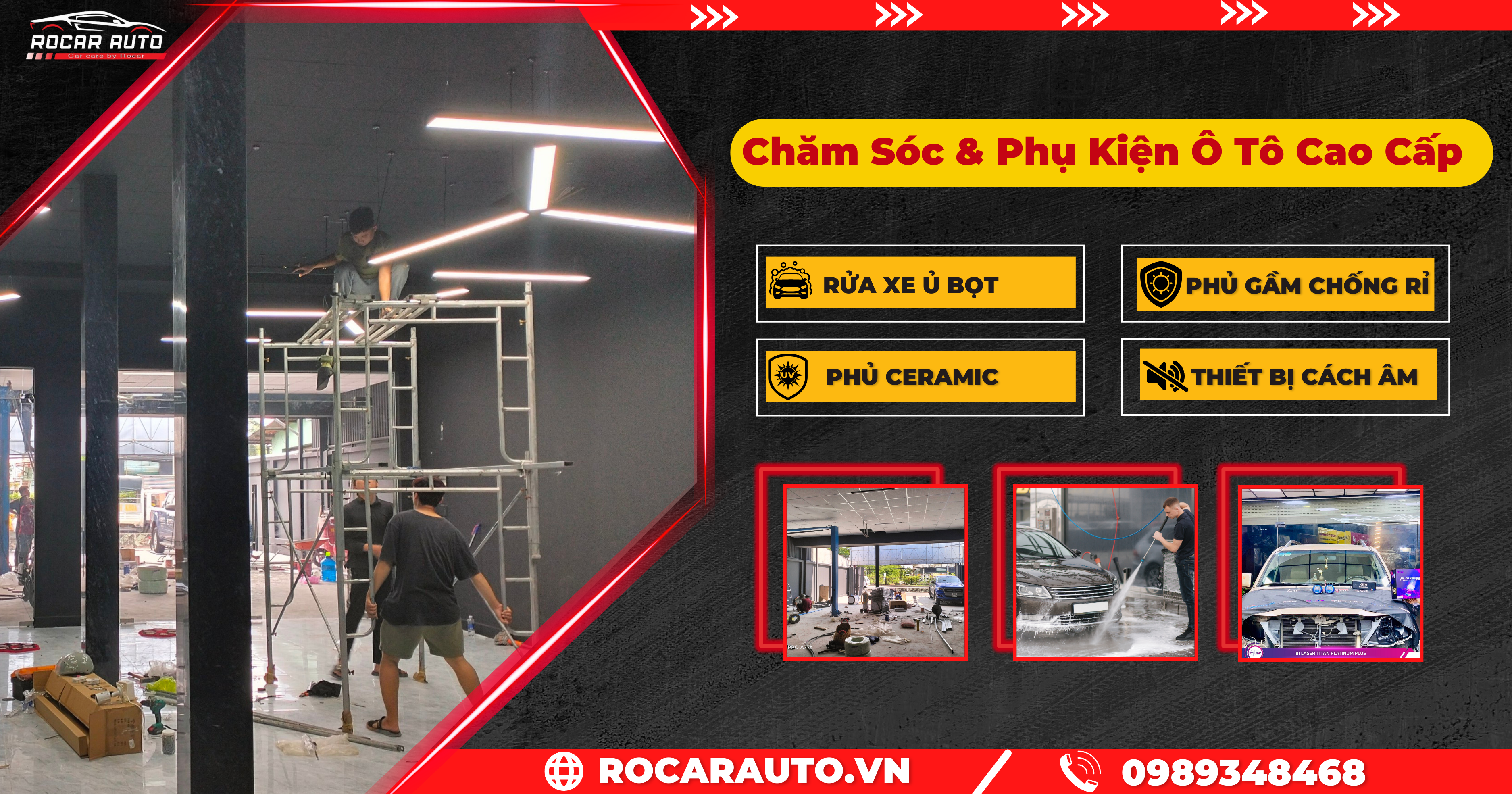 Trung tâm chăm sóc và rửa xe oto