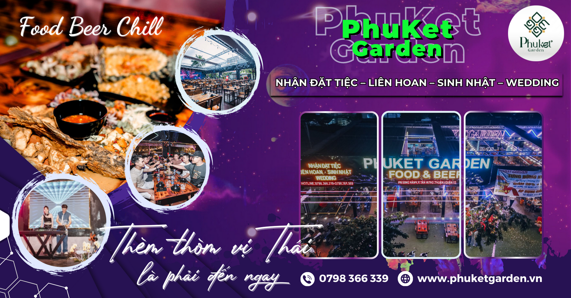 Phuket Garden Food & Beer - Thiên Đường Ẩm Thực và Giải Trí Tại Quận 12