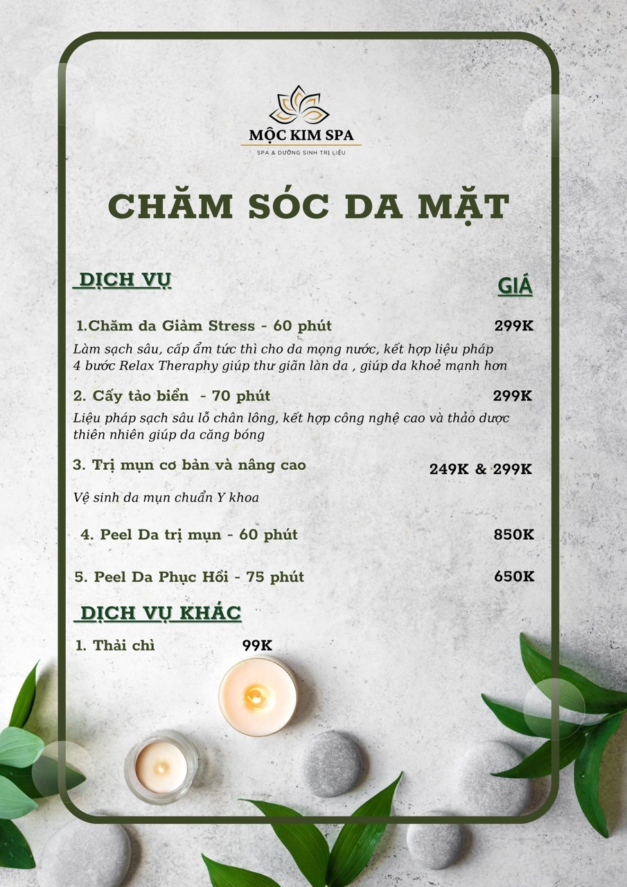 Mộc Kim Spa - Spa trị liệu dưỡng sinh Trung Hoa chuẩn y khoa Quận 12