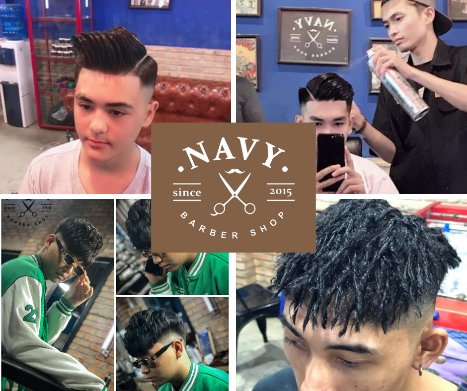 mẫu tóc navy