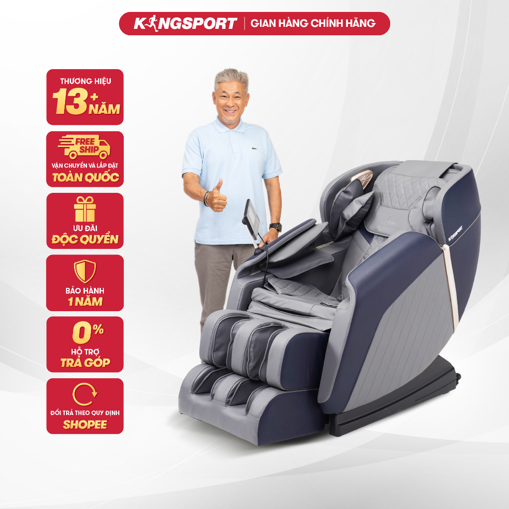 Ghế massage toàn thân cao cấp Kingsport g83
