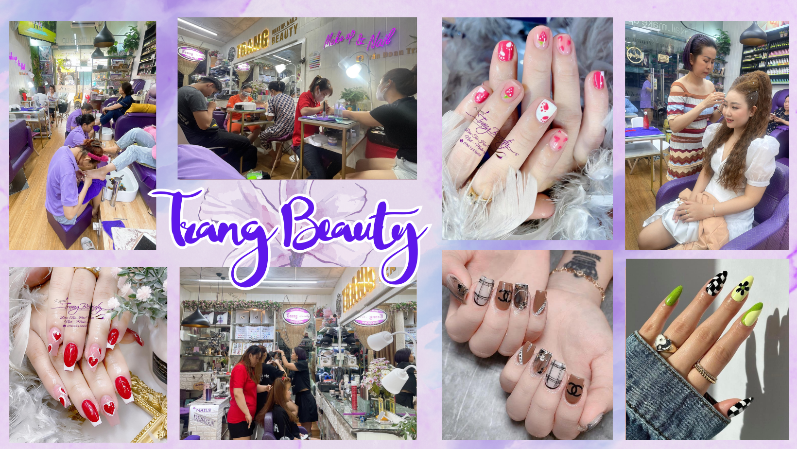 sản phẩm nail của trang beauty
