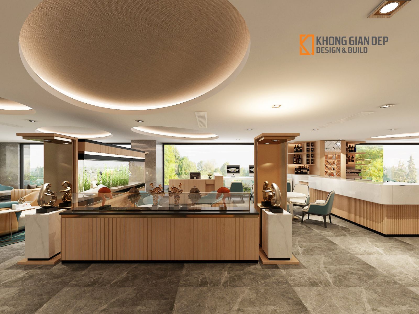 thiết kế khách sạn của Không Gian Đẹp - KGD Design & Build