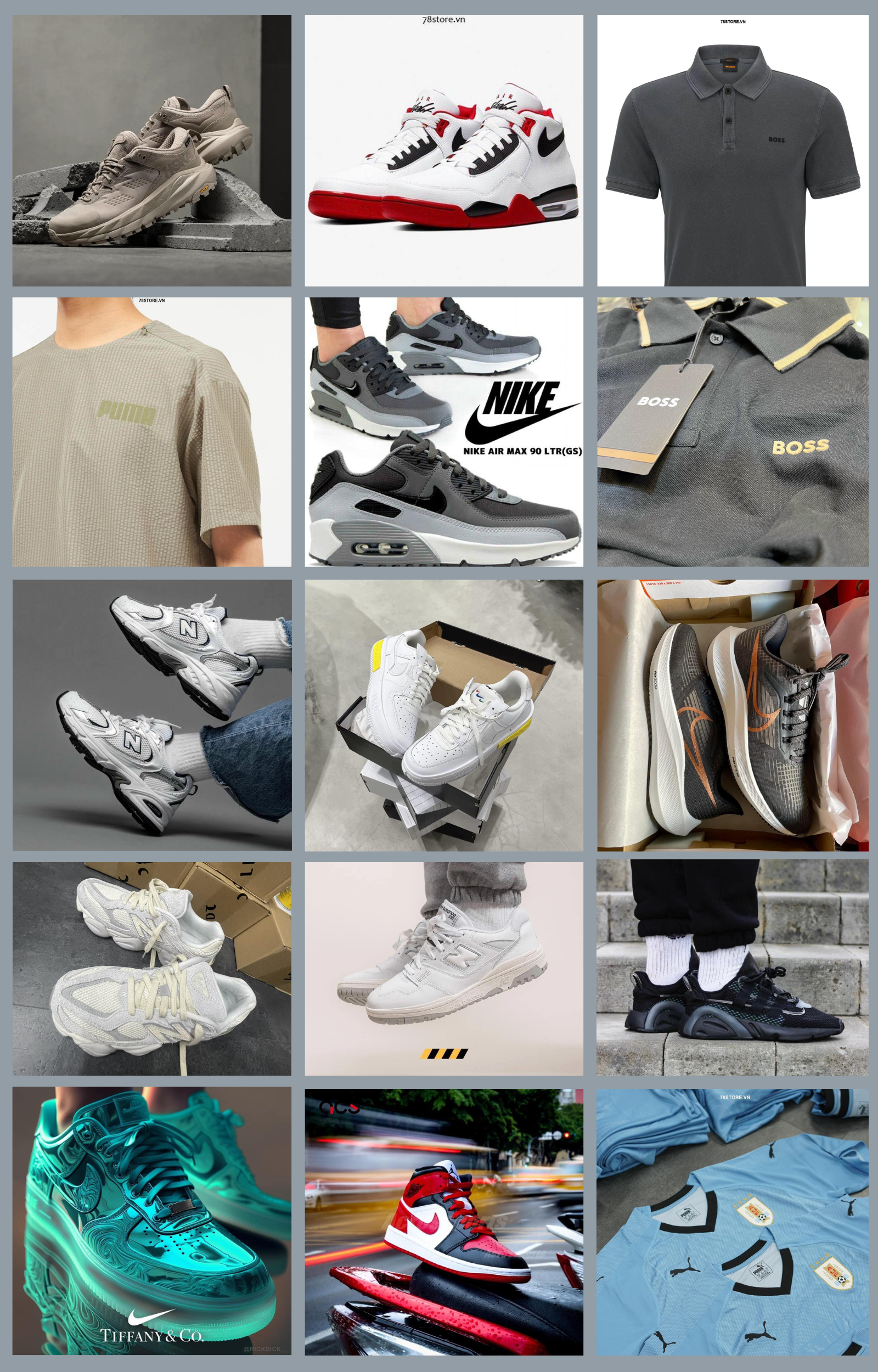mẫu thời trang tại 78store