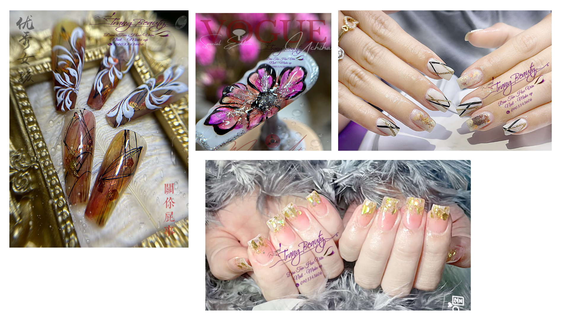 mẫu nail tại trang beauty