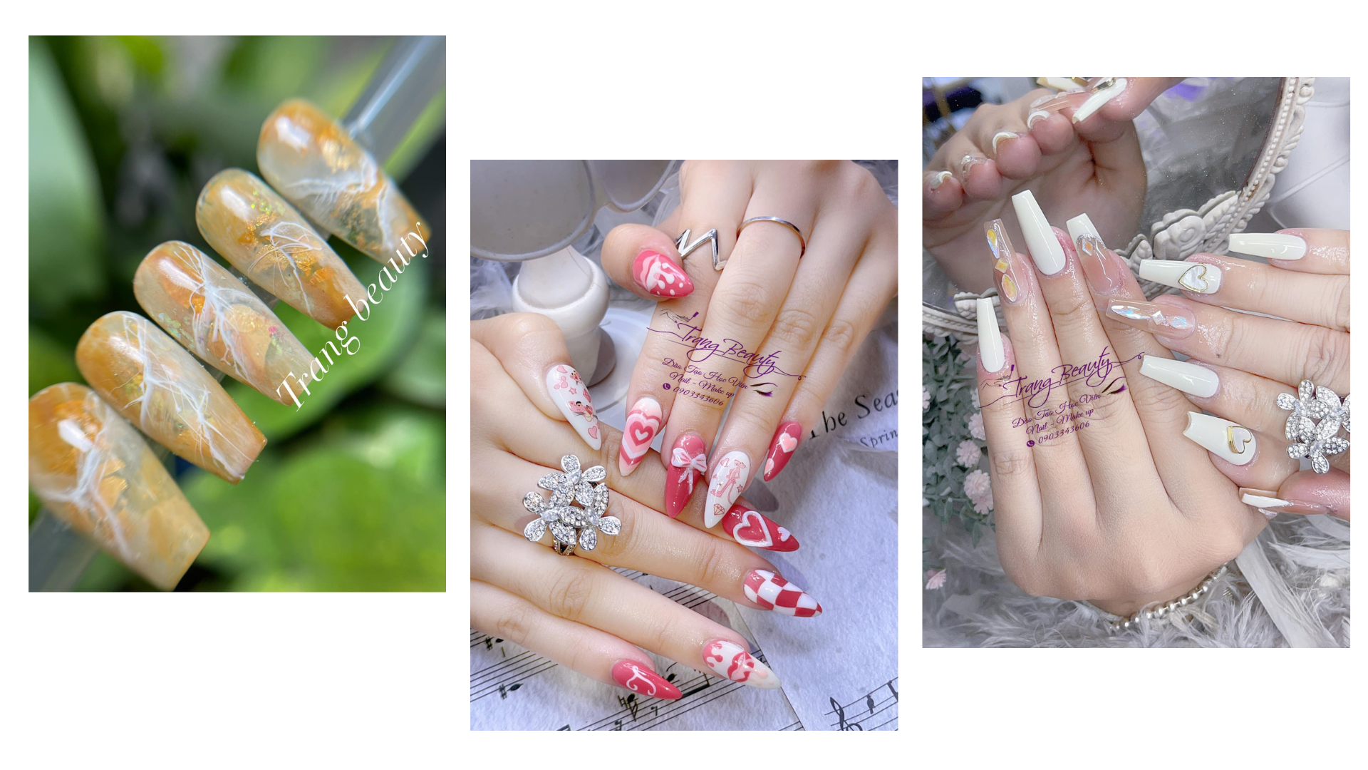 mẫu nail tại trang beauty