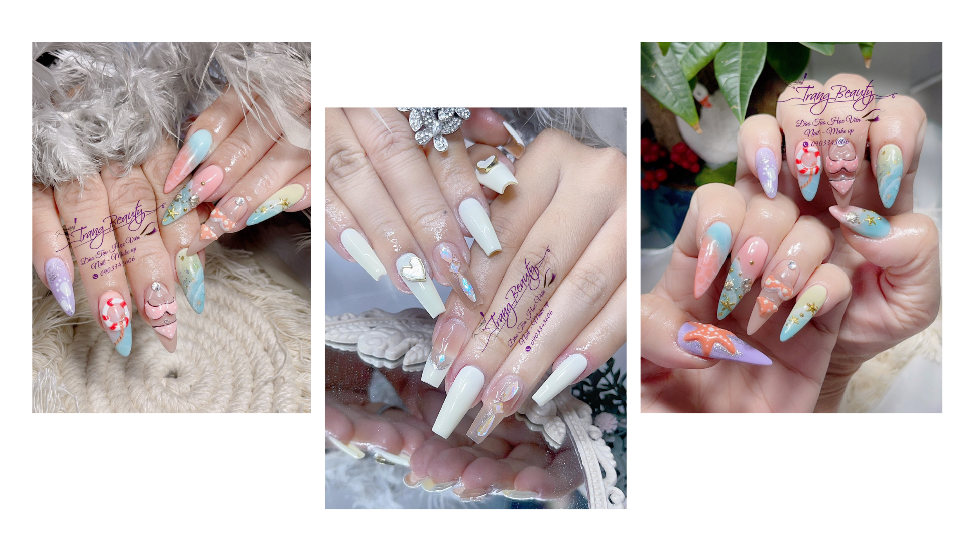 mẫu nail tại trang beauty