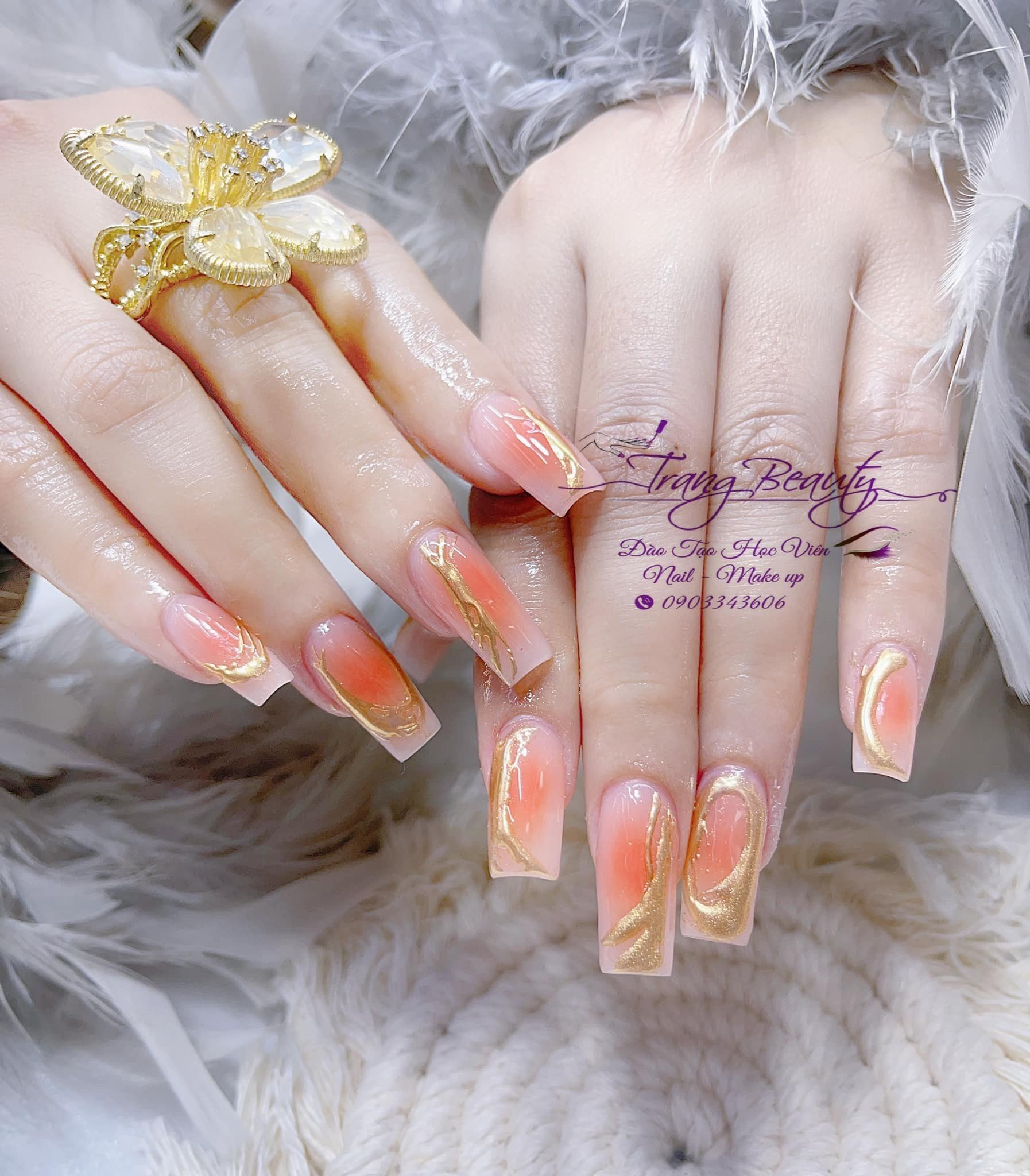 kỹ thuật Marble của trang beauty