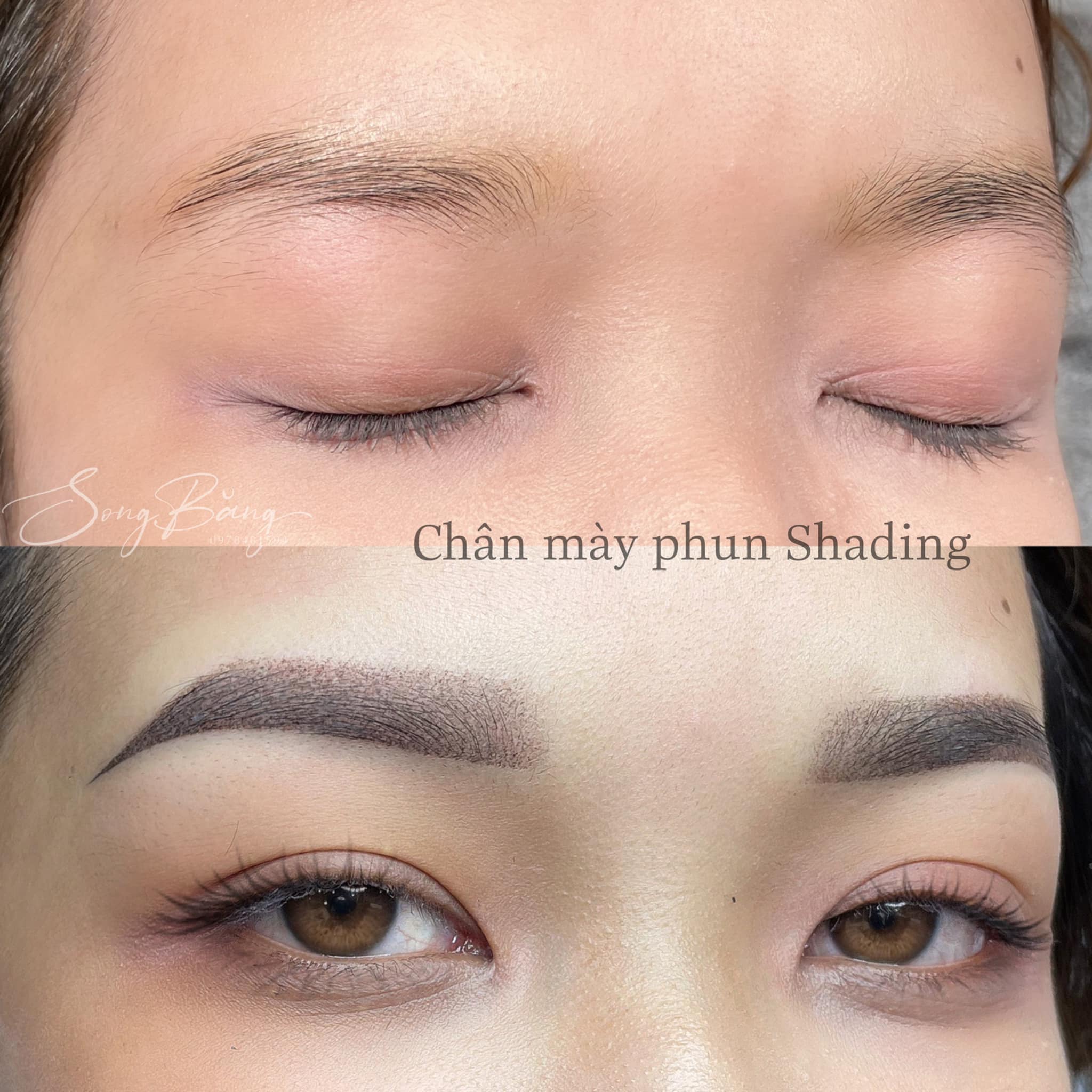 Phun Shading vi chạm hạt tại song băng